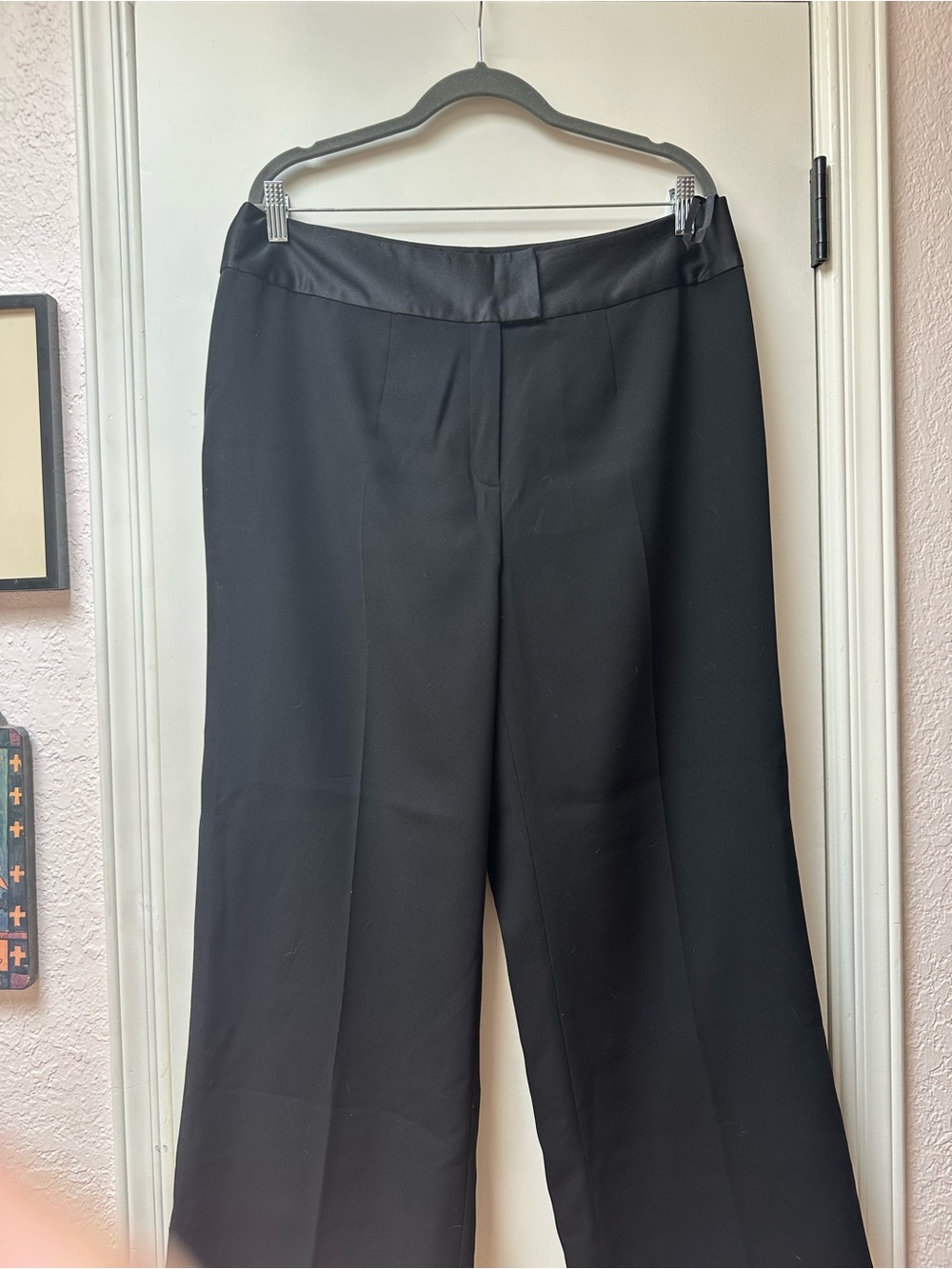 INC International Concepts Black Wide-Leg Dress Pants